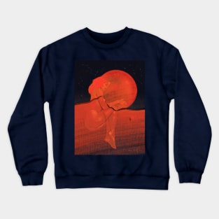 Earth and Moon Crewneck Sweatshirt